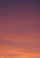 Fototapeta premium Dramatic Sunset Sky with Clouds