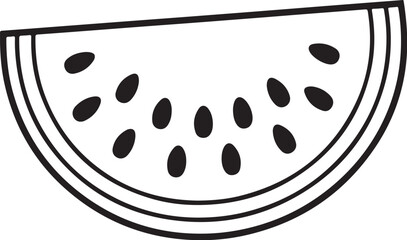 Watermelon Slice with Sweet Summer Lettering – Fun Seasonal Fruit Illustration