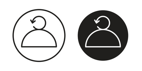 Scrum master icon vector sign symbol