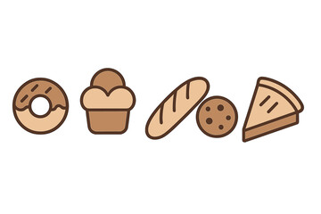 Delicious assortment of baked goods and desserts on display for a sweet treat evening