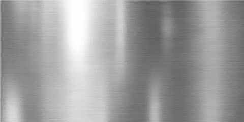 A sleek brushed metal texture provides a polished silver and gray metallic background for an industrial surface plate
