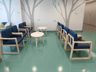 nice waiting room in clinic