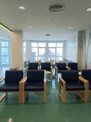 nice waiting room in clinic