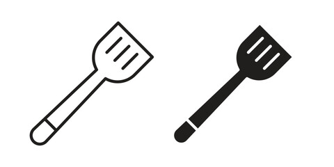 Spatula icon vector sign symbol