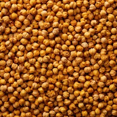 Chickpea bean seeds background.