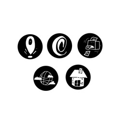 work-lineart-cartoon-icon-vector