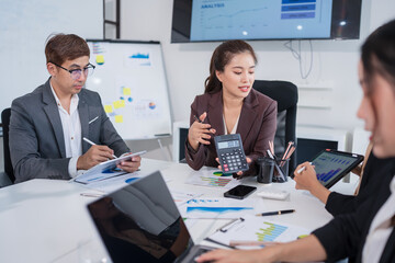 business people working together