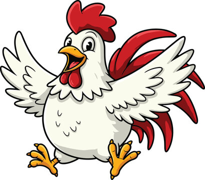 cute rooster clipart