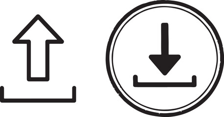 Abstract geometric shapes and lines in a dynamic composition silhouette