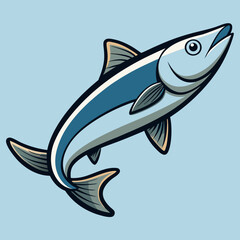 vector illustration of a fish