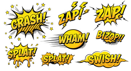 Comic Book Sound Effects Collection.
