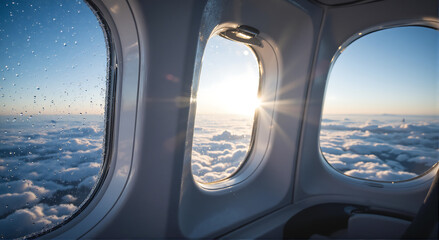 Fototapeta premium view from the plane window