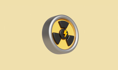 원자력 에너지 아이콘 Nuclear Energy Icon