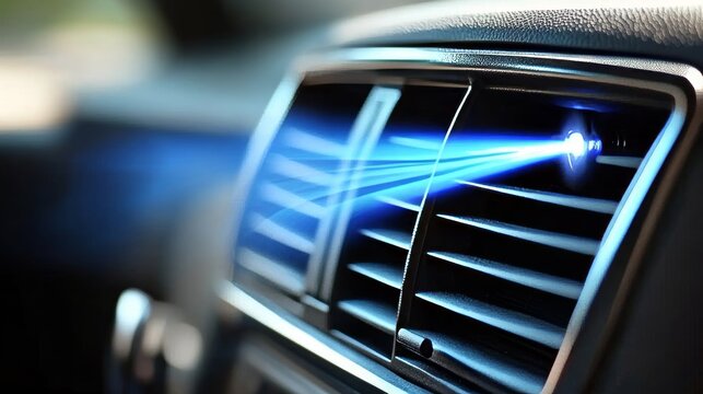 Modern Car Climate Control System Regulating Interior Temperature with Advanced Ventilation Features