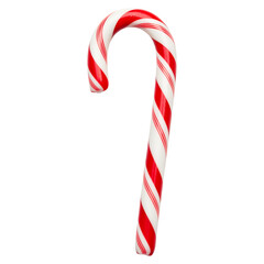 Fototapeta premium Festive red and white candy cane image