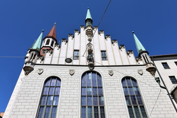 Altbau auf dem Marienplatz in München