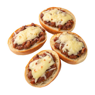 Molletes isolated on transparent background  
