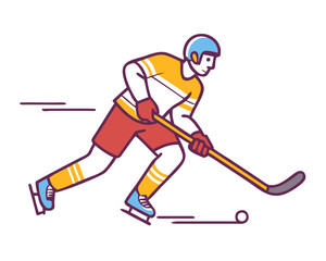 hockey player vector