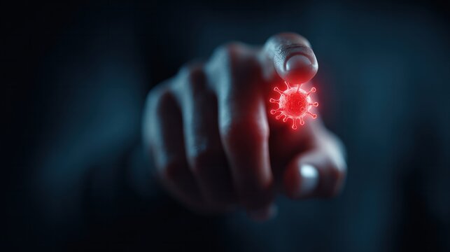 Addressing the covid-19 pandemic understanding virus transmission global impact infographic digital art close-up view science