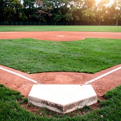 Baseball field detail