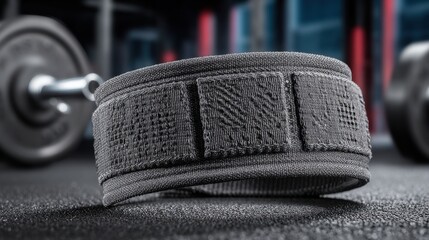 Close up of a textured silicone wrist support brace