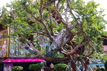 Porcelain in Nakhon Nai Museum, Songkhla Old Town, Hatyai, Thailand
