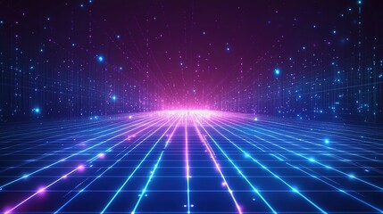 Futuristic digital pathway