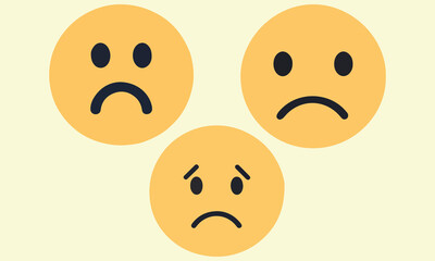 Emoji Faces Icons – Happy, Sad, Love, Angry, Reaction Emoticons Set .