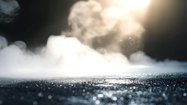 Dramatic smoke scene background