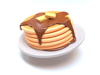 Pancakes with Chocolate