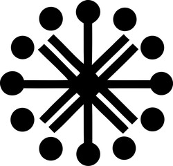 Firework Silhouette Vector | Festival, Celebration, Spark, Night Sky, Party Design