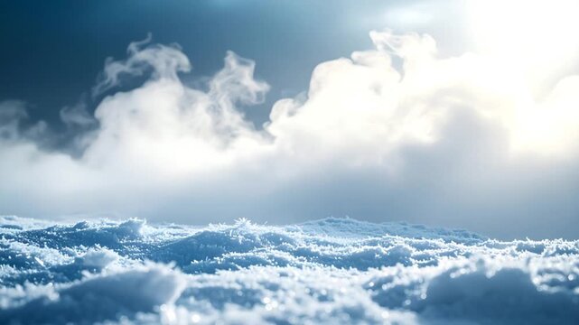 Snowy landscape texture