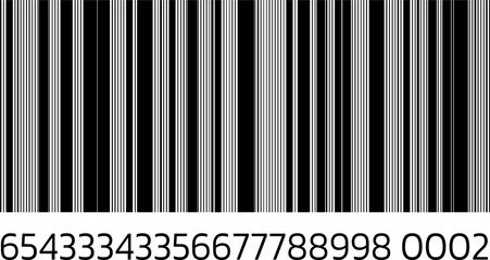 Barcode isolated. Code stripes sticker, Barcode labels. Simple fake bar code, Bar code for web design, Barcode product distribution icon