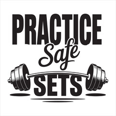 practice safe sets vector eps file