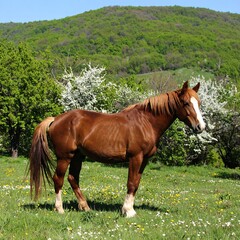 Chestnut Horse