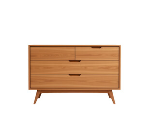 Modern Wooden Chest of Drawers in Minimalist Scandinavian Style
