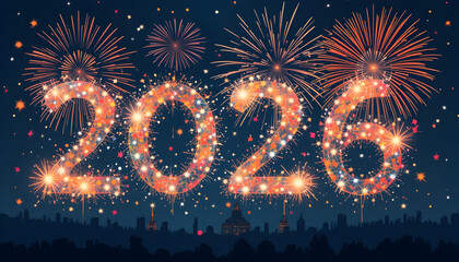 The Year 2026 A Visual Showcase of Festive New Year's Celebrations and Essential Planning Tools  