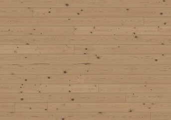Seamless Wood Texture Background Natural Light Brown Pine Wood Planks.