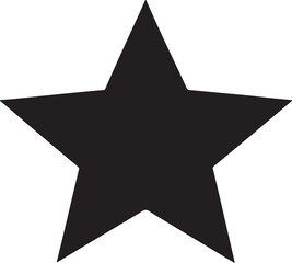 A bright blue five pointed star with yellow and green outlines isolated on transparent background.