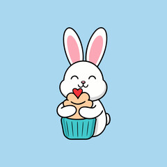 easter bunny with egg