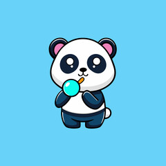 cartoon-panda-blowing-bubbles--sticker