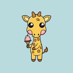 funny giraffe cartoon