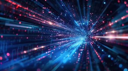 Fototapeta premium abstract blue background with rays