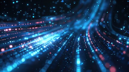 Fototapeta premium abstract blue background with rays