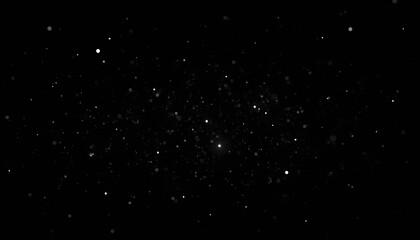 black background creating a minimal sparkling starry effect.