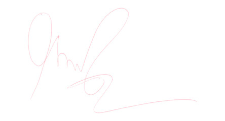 Pink Pencil Underline - Hand drawn horizontal chalk, marker or pencil lines. Design element for emphasis, text lines and decoration. Set on transparent background.