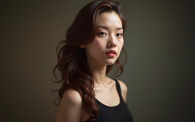 portrait of a woman. High quality