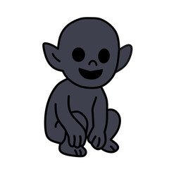 Halloween tuyul vector