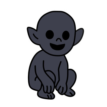 Halloween tuyul vector