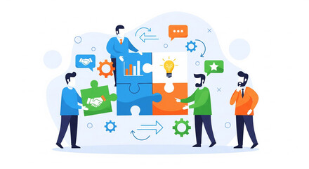 Business Team Collaboration Concept